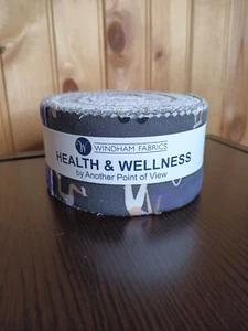 Windham Jelly Roll Cotton 2.5" Health & Wellness Precut Fabric 40 Strips Quilts - Picture 1 of 5