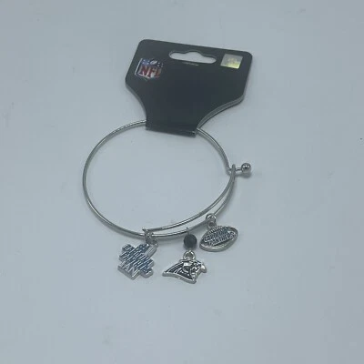 NFL Mujer Plata Carolina Panthers Dije Pulsera Nuevo  Foto 1 de 4