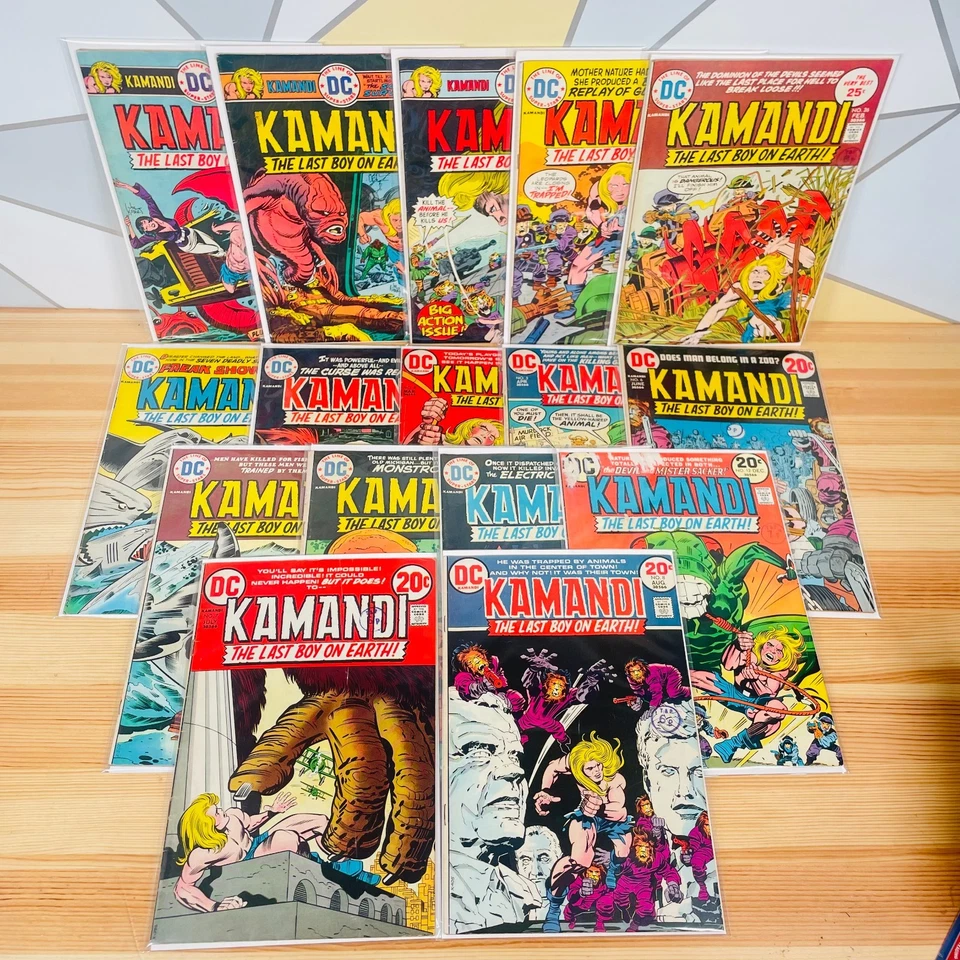 Vintage Kamandi The Last Boy on Earth Assorted Issues DC Comics - Mix Bundle 16 Foto 1 de 4