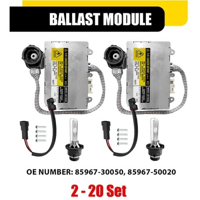 Fit 2001-2005 Lexus GS430 Xenon Headlight Ballast Control Unit&D2S Bulb 2-20Set - Image 1 of 4