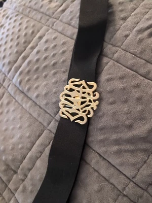 Vintage Black Stretch Belt - Image 1 of 4