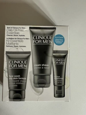 Clinique for Men Starter Kit  Daily Oil Control Wash, Moisturizer & Shave Cream - image 1 of 4