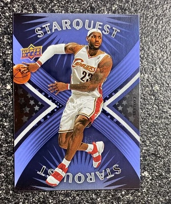 🏀勒布朗·詹姆斯 SP 2008-09 Upper Deck - Starquest 青色“罕见”#SQ-17🏀湖人🏀 — 第 1/2 张图片