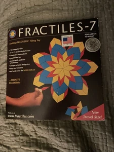 Azulejo magnético Fractiles-7 y simetría juguete patrón matemático geometría tamaño de viaje - Imagen 1 de 3
