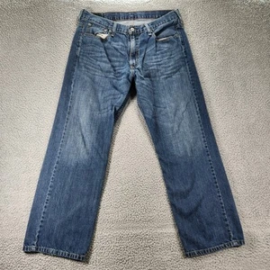 Levis 569 Jeans Herren 36x32 Blau Loose Fit Baggy Dark Wash Denim Rancher Western - Bild 1 von 11