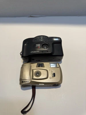 2pc 35mm Camera Bundle Untested/ Not Working Polaroid, Walgreens ￼ - Image 1 of 2