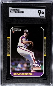 1987 Donruss - #617 ~ Steve Carlton ~ SGC 9 MT - White Sox - Picture 1 of 2