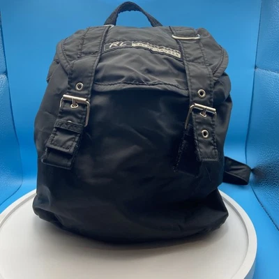 Ralph Lauren Polo Mochila Deportiva Negro Cubo Hebillas con Cordón De Colección Usada en Excelente Condición Foto 1 de 4