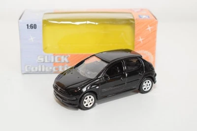 B86 1:60 3INCH 3 INCH WELLY SLICK COLLECTION 6258 PEUGEOT 206 BLACK MIB - Immagine 1 di 4