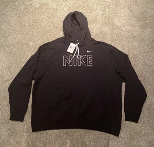 Nike Hoodie schwarz Sweatshirt Pullover Sportswear Club FQ6155-010 Herren Gr. 3XLT - Bild 1 von 4