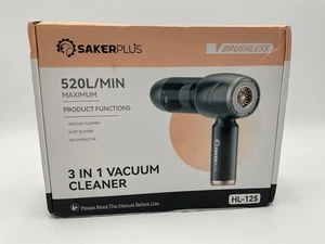 Saker Aspirapolvere Senza Fili 3 in 1 per Auto, 12000PA Motore Brushless, Mini Mano - Foto 1 di 10