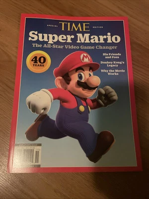 TIME MAGAZINE: SUPER MARIO 40 years-All-Star Video Game Changer Spec. Edition - Image 1 of 3