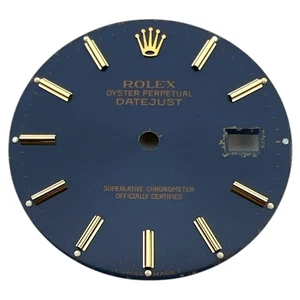 Genuine Rolex Oyster Datejust 36mm Dial Tropical Blue & Gold 16200 16220 - Picture 1 of 4