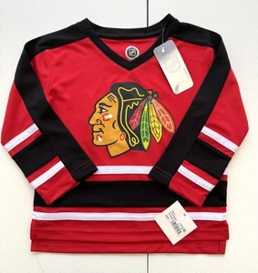 NHL Chicago Blackhawks Hockey Jersey New Toddler Size 2T / 2 - Picture 1 of 11