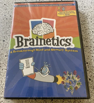Conjunto de DVD Brainetics A Breakthrough Mind and Memory System 2008 5 lacrado de fábrica - Imagem 1 de 4