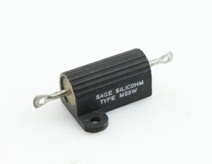 NOS QTY 1 SALVIA SILICOHM 7500 Ohm 1% 15W M25W Resistenza di potenza con dissipatore 7,5 K Ohm - Foto 1 di 12
