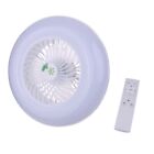 2-in-1 Fan Lamp E27 LED Light 36W Ceiling Fan 1-Gear Wind Speed for Home Office