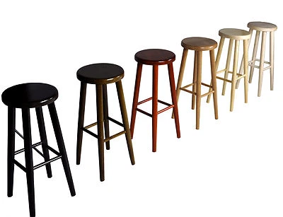 Barhocker Holz Buche hell heller Holzhocker Barstuhl Stuhl 72 cm Neu - Bild 1 von 3