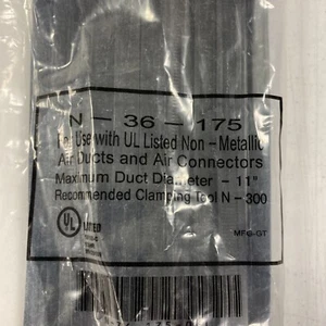 36 Inch Heavy Duty Zip Ties. (15 Packs Of 50). 11 inch max duct dia N-36-175. - Picture 1 of 4