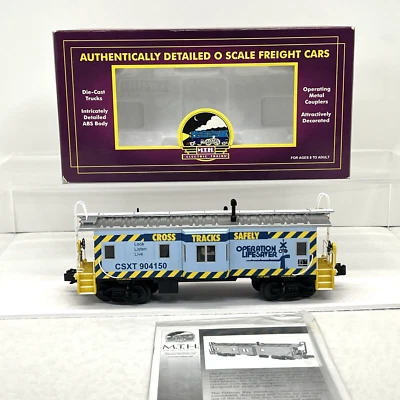 MTH Premier 20-91131 CSX Bay Window Caboose #904150 O Gauge Used - Image 1 of 4