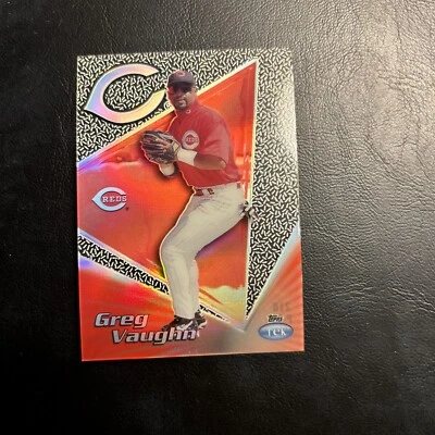 C50c 1999 Topps Tek #21b Greg, Vaughn Cincinnati Reds, Pattern, 03 - Image 1 of 2