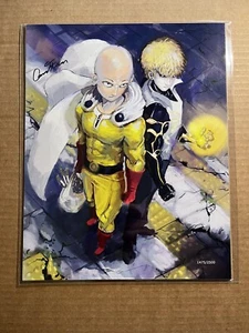 BAM ANIME ONE PUNCH MAN 8X10 ART PRINT 1475/2500 SIGNED BY ARTIST - Picture 1 of 3