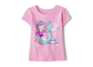 Be Kind Cool Like Mom Mermaid Unicorn Toddler Girls Graphic Tee Shirt Top - Picture 1 of 6