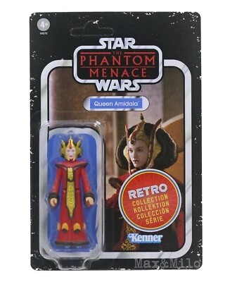 Star Wars Target Colección Retro Amenaza Fantasma Reina Amidala - SIN PERFORAR COMO NUEVO Foto 1 de 4