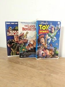 Lot VHS Land Before Time Toy Story Small Soldiers Kids Children Family Clamshell - Picture 1 of 3