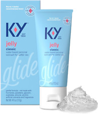 K-Y Jelly Personal Lubricant Water Based Lube for Wetter Sex ,4.oz