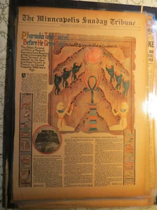Egypt History Newspaper 1914 PHARAOHS TOMB LOOTE BEFORE HE TURNED COLD  - Picture 1 of 1