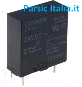 G5PA-1 24VDC 5A 24V OMRON RELAIS 24V 5A 4PIN PCB RELAIS SPST-NO (= 4 STÜCK) - Bild 1 von 5
