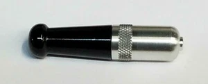 SILVER / BLACK ZEPPELIN PIPE* MADE IN USA*  SNEAK A TOKE *HIGH QUALITY * CHILLUM - Picture 1 of 4