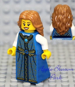 NEW Lego Blue Dress FEMALE MINIFIG - Castle Kingdom Princess Skirt Pirate Girl - Picture 1 of 3