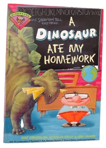 A Dinosaur At My Homework Children's Paperback 1996 Museum of Natural History - Picture 1 of 7