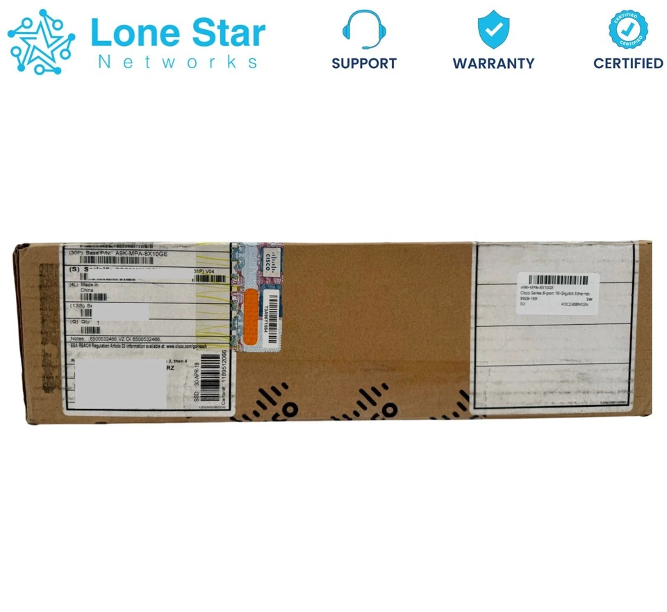 Cisco A9K-MPA-8X10GE ASR 9000 8-Port 10GE Modular Port Adapter - Image 1 of 1