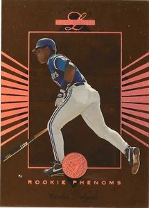 1994 Leaf Limited #66 Carlos Delgado Rookie Phenoms /5000 Toronto Blue Jays - Picture 1 of 2