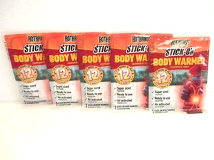 HotHands Stick On Supersize Body Warmer Lot Of 5 Packs 12 Hours Of Heat USA Made - Picture 1 of 3