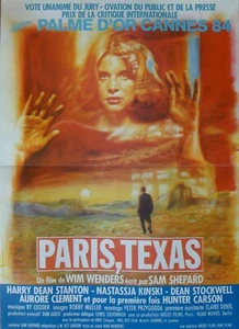 PARÍS TEXAS - WIM WENDERS / KINSKI / PEELLAERT - PÓSTER DE PELÍCULA ORIGINAL FRANCÉS - Imagen 1 de 1