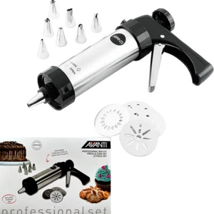 100% Genuine! AVANTI Professional Biscuit Cookie Press & Icing Set 22 Piece Set! - Picture 1 of 7