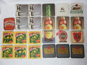 23 Assorted Holsten Beer Mats, Various Designs - Picture 1 of 14