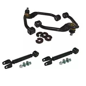 SPC Front Upper Control Arms + Rear Camber Arm Kit Fits Infiniti G37 Nissan 370Z - Picture 1 of 7
