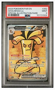 2023 POKEMON PAR EN-PARADOX RIFT SPECIAL ILLUSTRATION RARE GHOLDENGO EX PSA 9 - Picture 1 of 2
