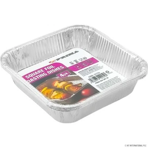 PACK OF 32 ALUMINIUM FOIL ROASTING DISH FOOD OVEN BAKING COOKING DISPOSABLE - Picture 1 of 1