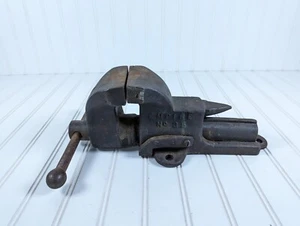 Erie Tool Works Empire No. Tornillo de banco 35 vintage 3,5" diapositiva ovalada (1913-1925) - Imagen 1 de 8