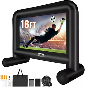 VEVOR Inflatable Movie Screen 16 FT Inflatable Projector Screen with Blower - Picture 1 of 12