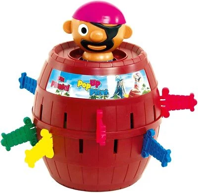 TOMY Kinderspiel "Pop Up Pirate" Aktionsspiel Piratenspiel Geschicklichkeit Kind - Bild 1 von 4