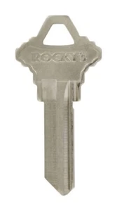 Hy-Ko 86371 Brass Rocky's SC1 Single Sided House Key Blank - Picture 1 of 1