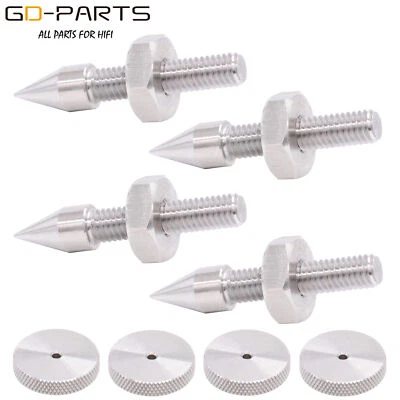 GD-PARTS M6 Stainless Steel Speaker Isolation Spike Cone Stand Feet Damper Hifi Audio DIY