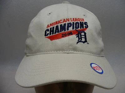 DETROIT TIGERS - MLB - AL CHAMPIONS 2006 - YOUTH SIZE - ADJUSTABLE BALL CAP HAT! - Image 1 of 4